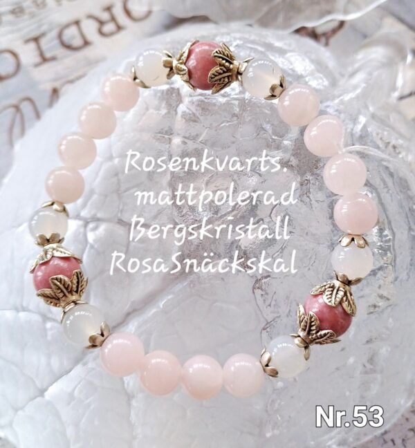 Rosenkvarts, Bergskristall & Snäckskal