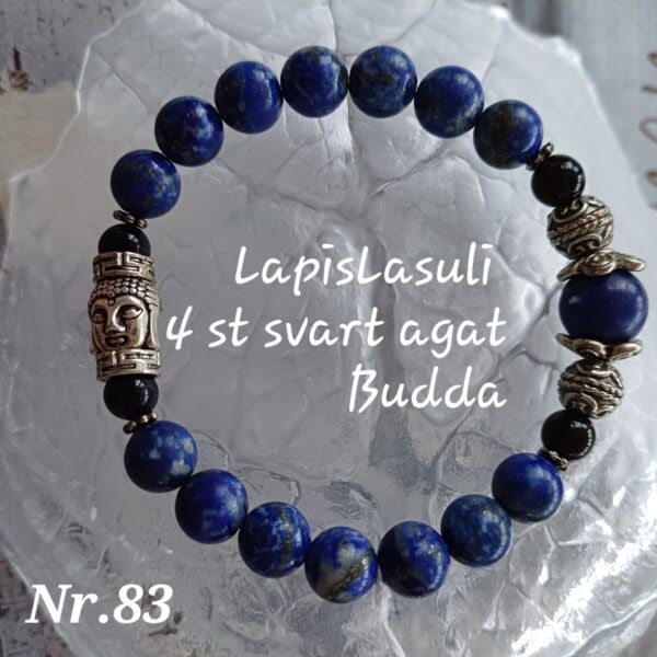 Lapis Lazuli, Svart Agat & Budda