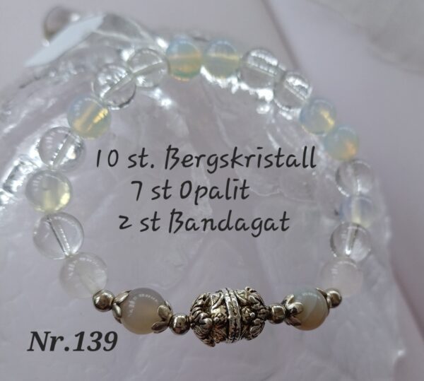 Bergskristall, Opal & Bandagat - Bild 2