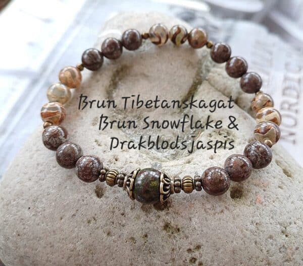 * Brun Tibetanskagat & Brun Snowflake