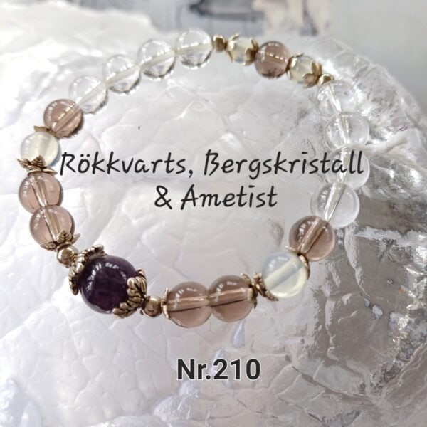 Bergskristall, Rökkvarts, Opal & Ametist - Bild 2
